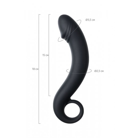 Dorado anal stimülatörü,su geçirmez,silikon,siyah,18 cm,3,5 cm Dorado anal stimülatörü,su geçirmez,silikon,siyah,18 cm,3,5 cm