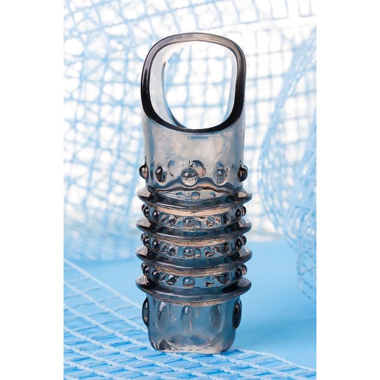 Penis Klıfı,TPE,Siyah Şeffaf,10,5 cm