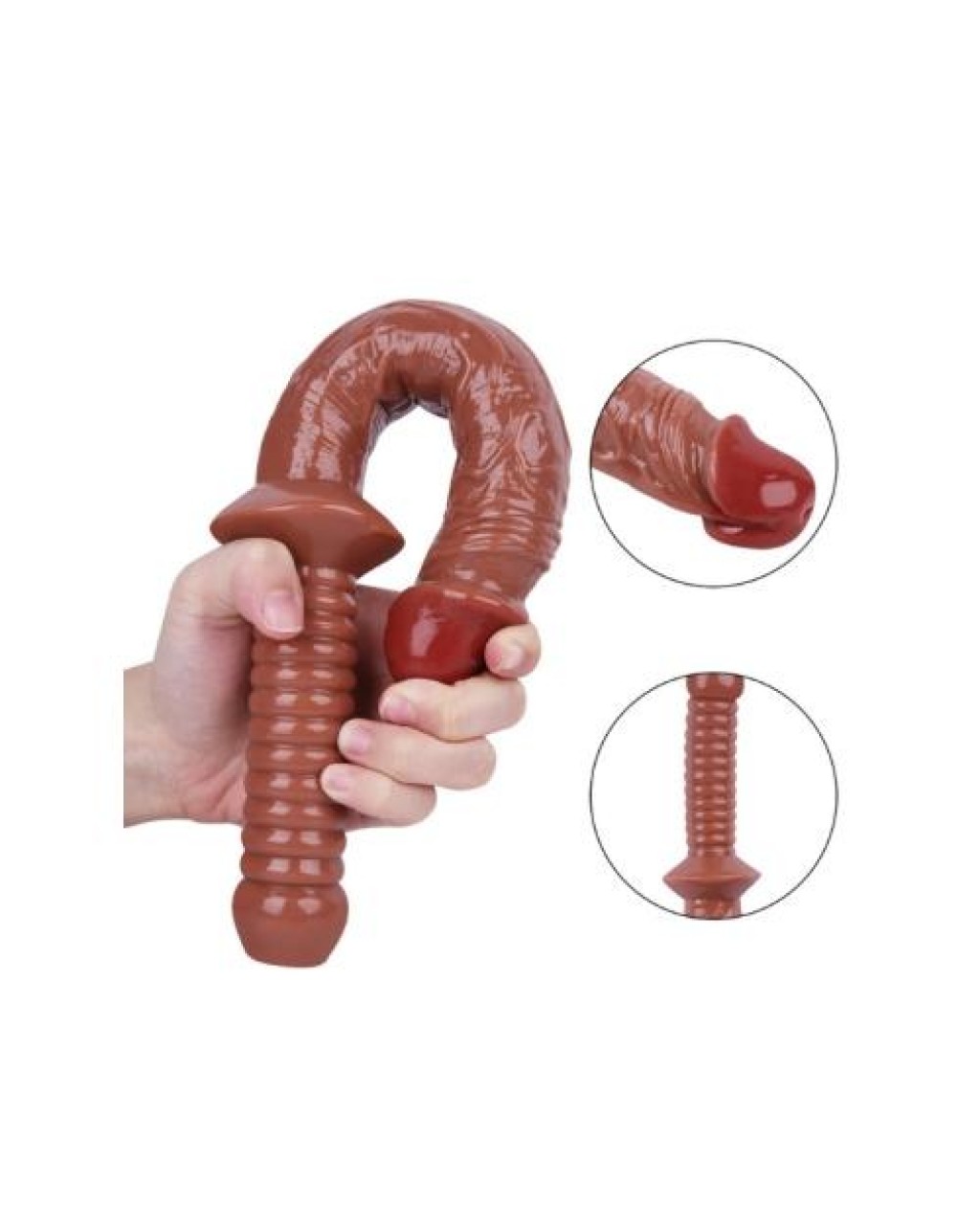 Noctis 32cm Kahverengi Realistik Kılıç Dildo
