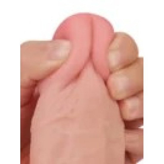  Layer Oynar Derili Realistik Dildo 23X3.8 cm