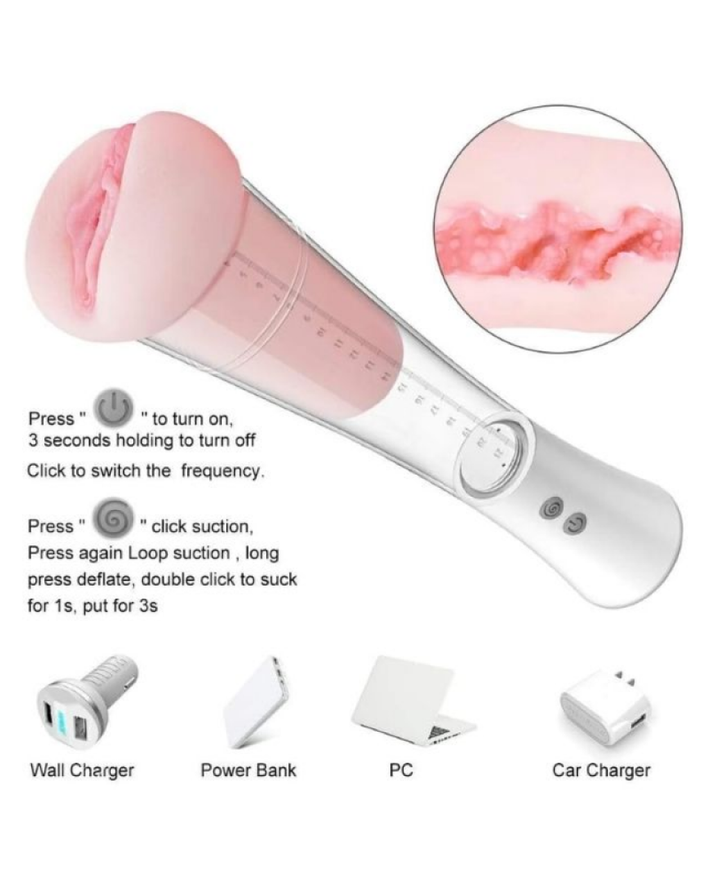 Penis Pompası ve Elektrikli Vajina Mastürbatörü