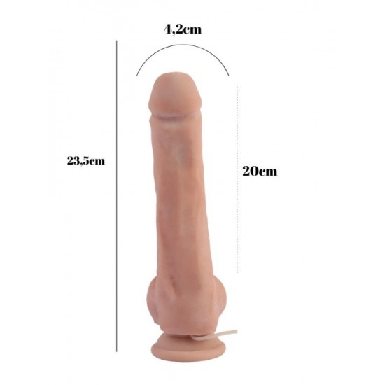 Extra Fun Kıkırdaklı Gerçekçi Realistik Vibratör 23.5cm
