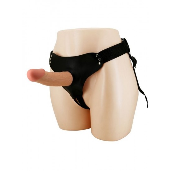 Realistik İçi Boş Protez Strapon Belden Bağlamalı