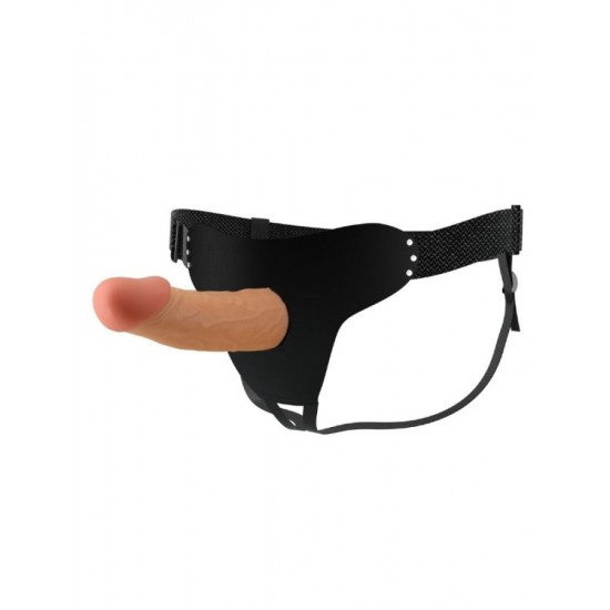 Realistik İçi Boş Protez Strapon Belden Bağlamalı