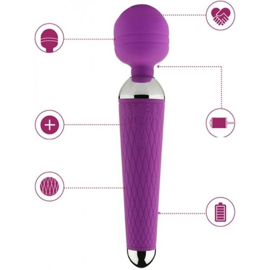 Şarjlı Güçlü Titreşimli G-Spot Vibratör Çok Kademeli Klitoris Uyarıcı