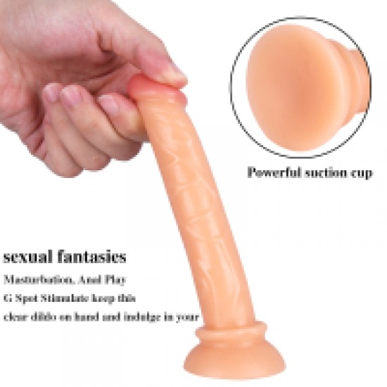 Testissiz Gerçekçi Anal Dildo 15 cm