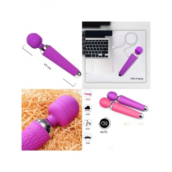 Şarjlı Güçlü Titreşimli G-Spot Vibratör Çok Kademeli Klitoris Uyarıcı