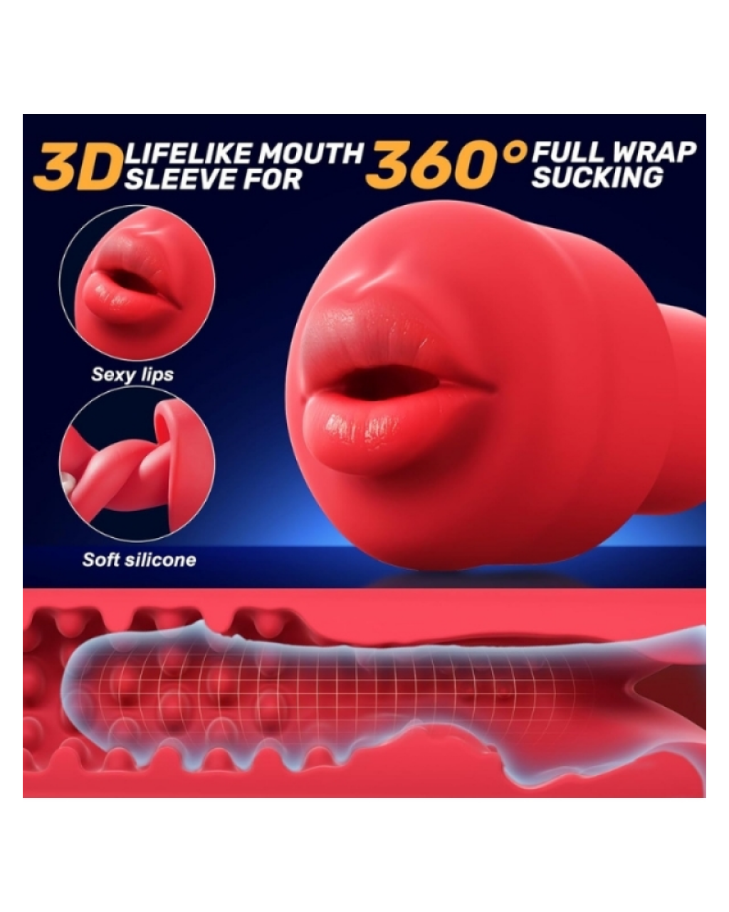 3’ü 1 Arada Erkek Vakum Pompası ve Mastürbatörü – Elektrikli Otomatik Emiş, Penis Büyütücü ve 2 Yedek Kılıf + 3 Penis Halkası, Pembe İç Kılıf, USB Şarjlı