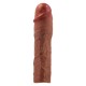 Gerçek Hissiyatlı Uzatıcı Penis Kılıfı Brown