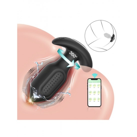 Telefon Kontrollü Titreşimli Anal Plug 