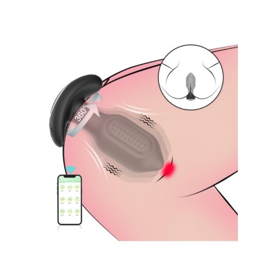 Telefon Kontrollü Titreşimli Anal Plug 