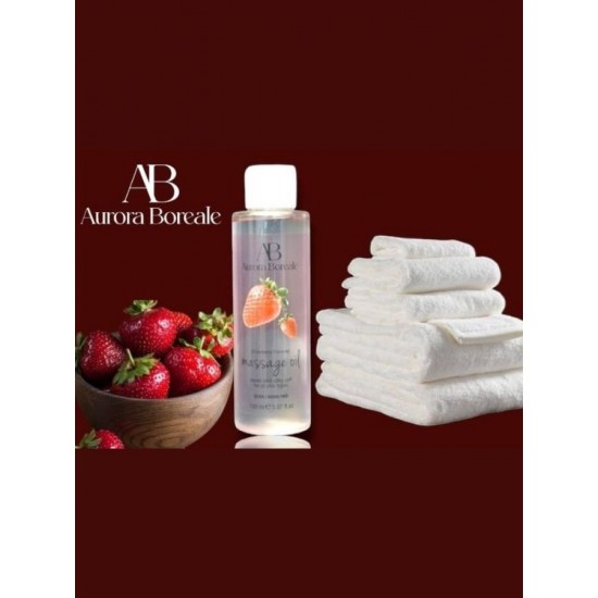 Çilek Aromalı Masaj Yağı