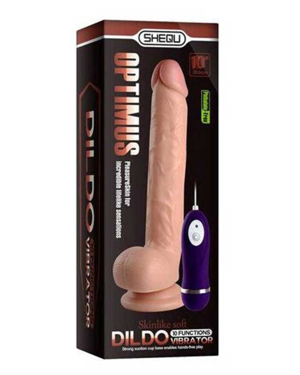 Shequ Optimus Titreşimli Realistik Dildo 28 cm