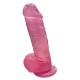 23cm Pembe Realistik 4,5cm Kalın Realistik Dildo