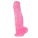 28cm Uzunluk 6,5cm Kalınlık Pembe Realistik Dildo