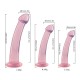 3'lü Yumuşak Dokuda Anal Jel Dildo Set