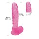 Gerçekçi Jel Dildo Penis 22,5 cm