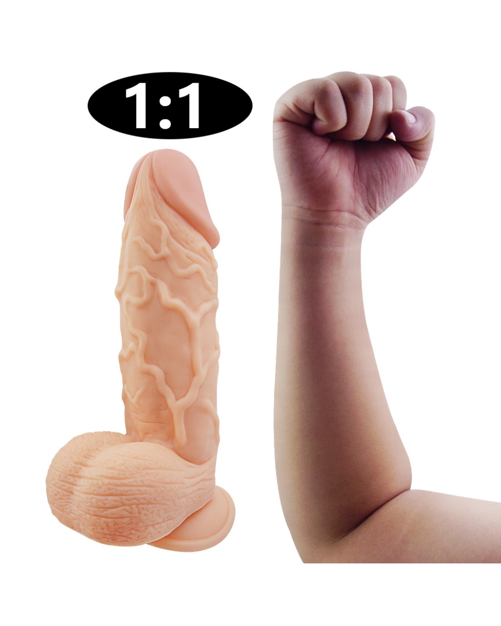 Realistik Mega Dildo Penis 26 cm