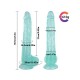 29,5cm Uzunluk 4,5cm kalınlık Yeşil Realistik Dildo