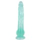 29,5cm Uzunluk 4,5cm kalınlık Yeşil Realistik Dildo