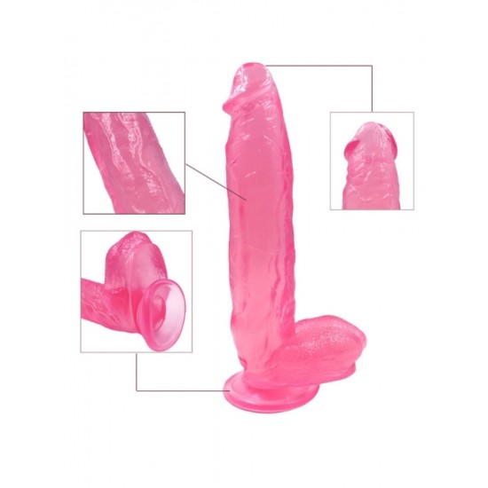 Gerçekçi Jel Dildo Penis 32 cm