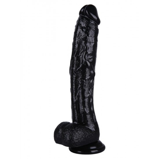 31,5cm Siyah Realistik Dildo
