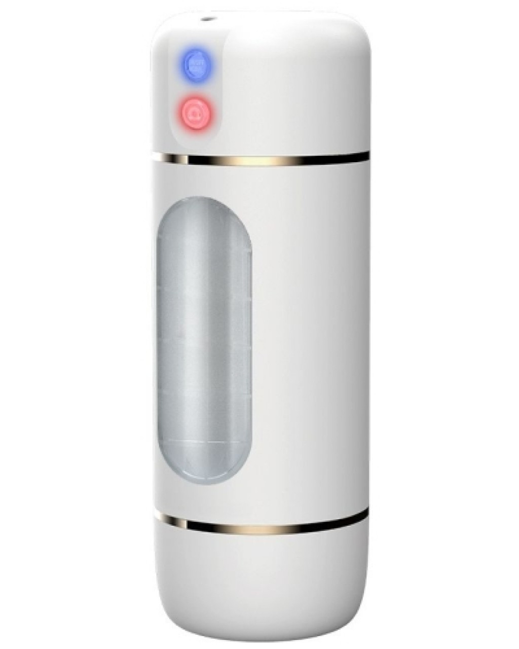 Pilli 10 Mod Titreşimli Sesli Akıllı Mastürbatör Beyaz