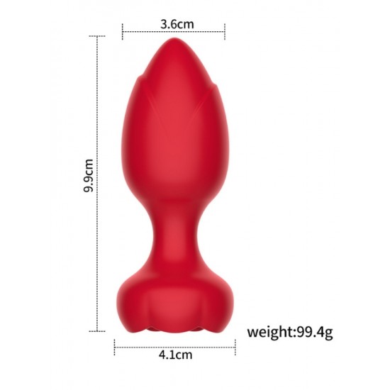 Telefon Kontrollü Full Covered Rubber Rose Plug