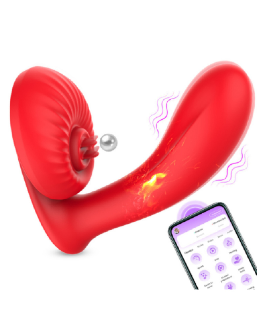 FoxShow APP Kontrollü Giyilebilir Vibratör