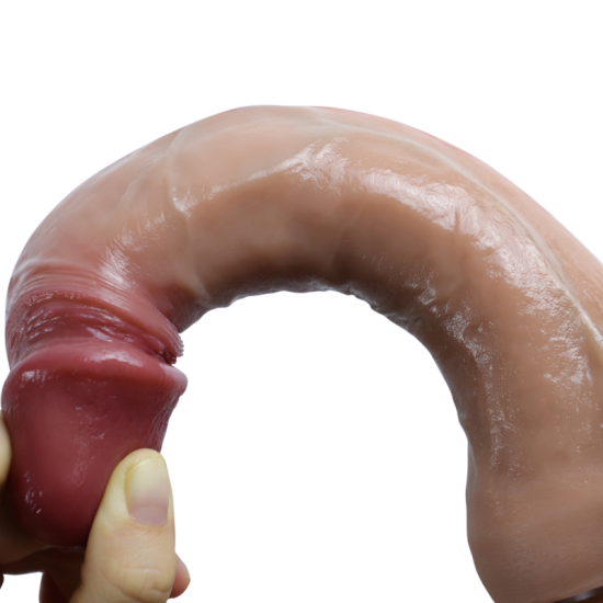Realistik Penis Vantuzlu Damarlı 21 cm