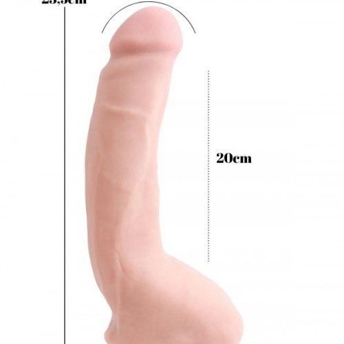 Carnal Pleasure 23.5cm Kıkırdaklı Gerçekçi Dildo
