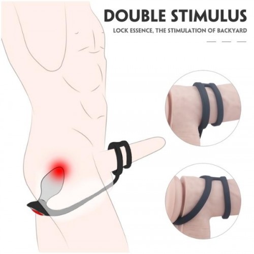 S-Hande Metal Anal Plug Seti ve Penis Halkası
