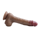Realistik Penis Vantuzlu Damarlı 21 cm