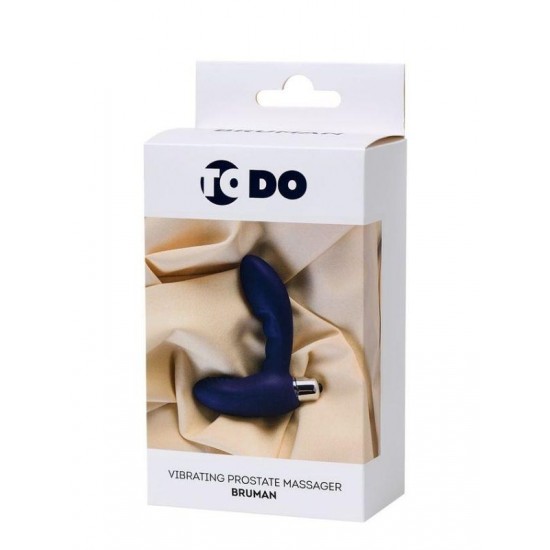 Bruman prostat stimülatörü silikon mor 12 cm