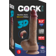 Realistik Penis Vantuzlu Damarlı 21 cm