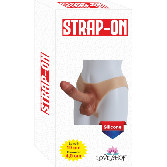 İçi Dolu Giyilebilir Strapon Dildo 19 cm İçi Dolu Giyilebilir Strapon Dildo 19 cm