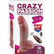 Aşağı Yukarı Hareketli Kumandalı Dildo 21,5 cm