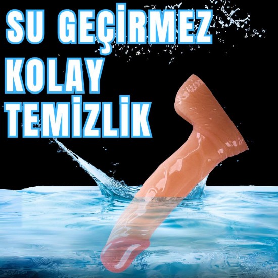 Realistik Dokuda Mini Dildo Gerçekçi Yapay Penis 12 CM